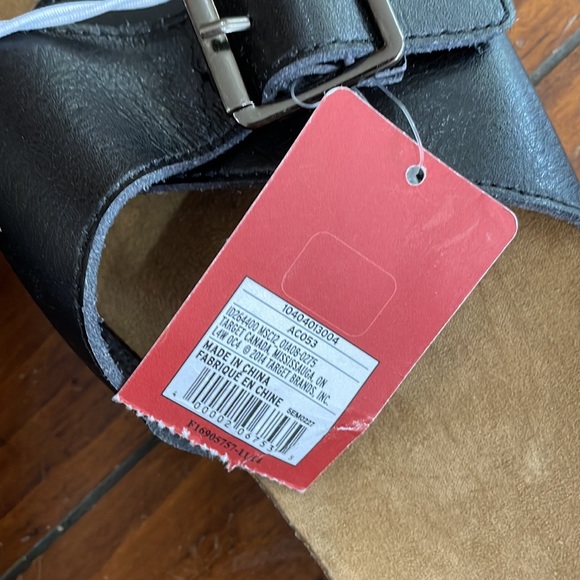 Mossimo black slides (sz 9) - Picture 3 of 6